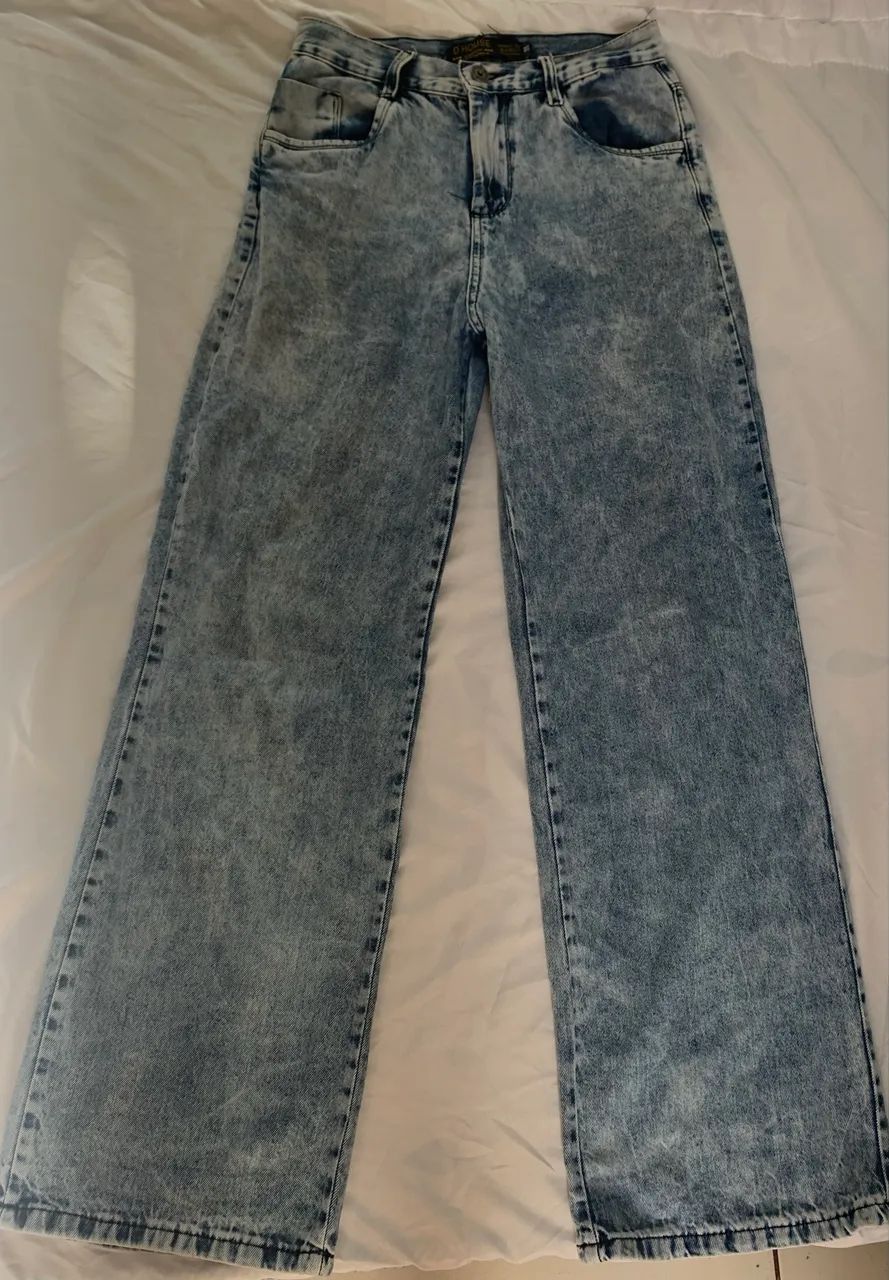 Calça jeans wide legue 40$ - Foto 3