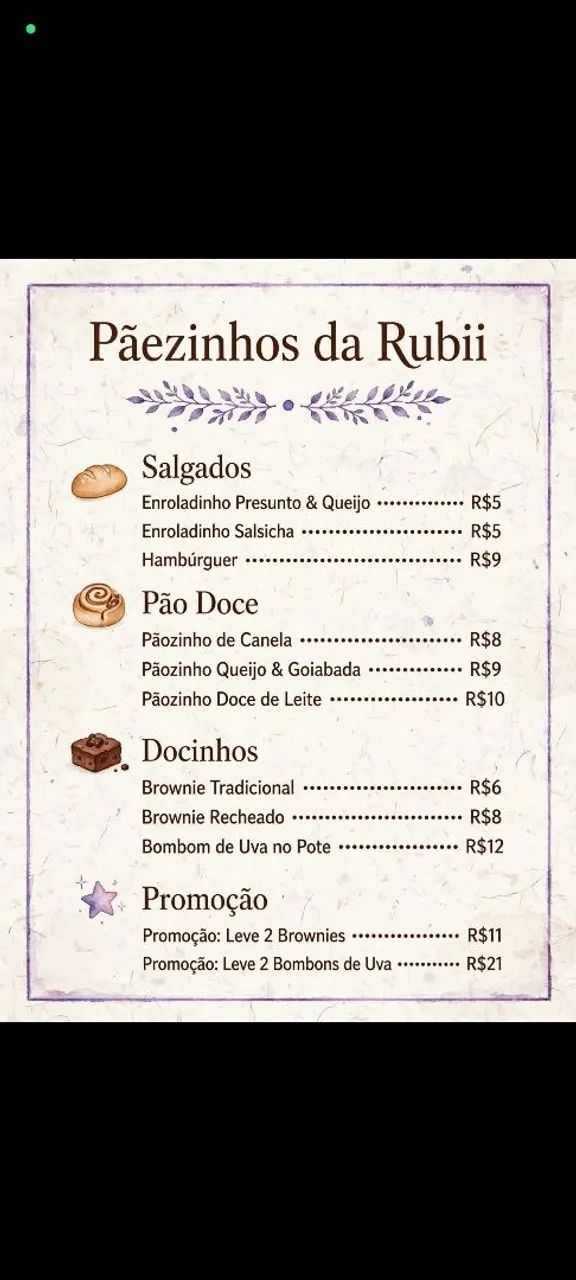 Pães e doces 