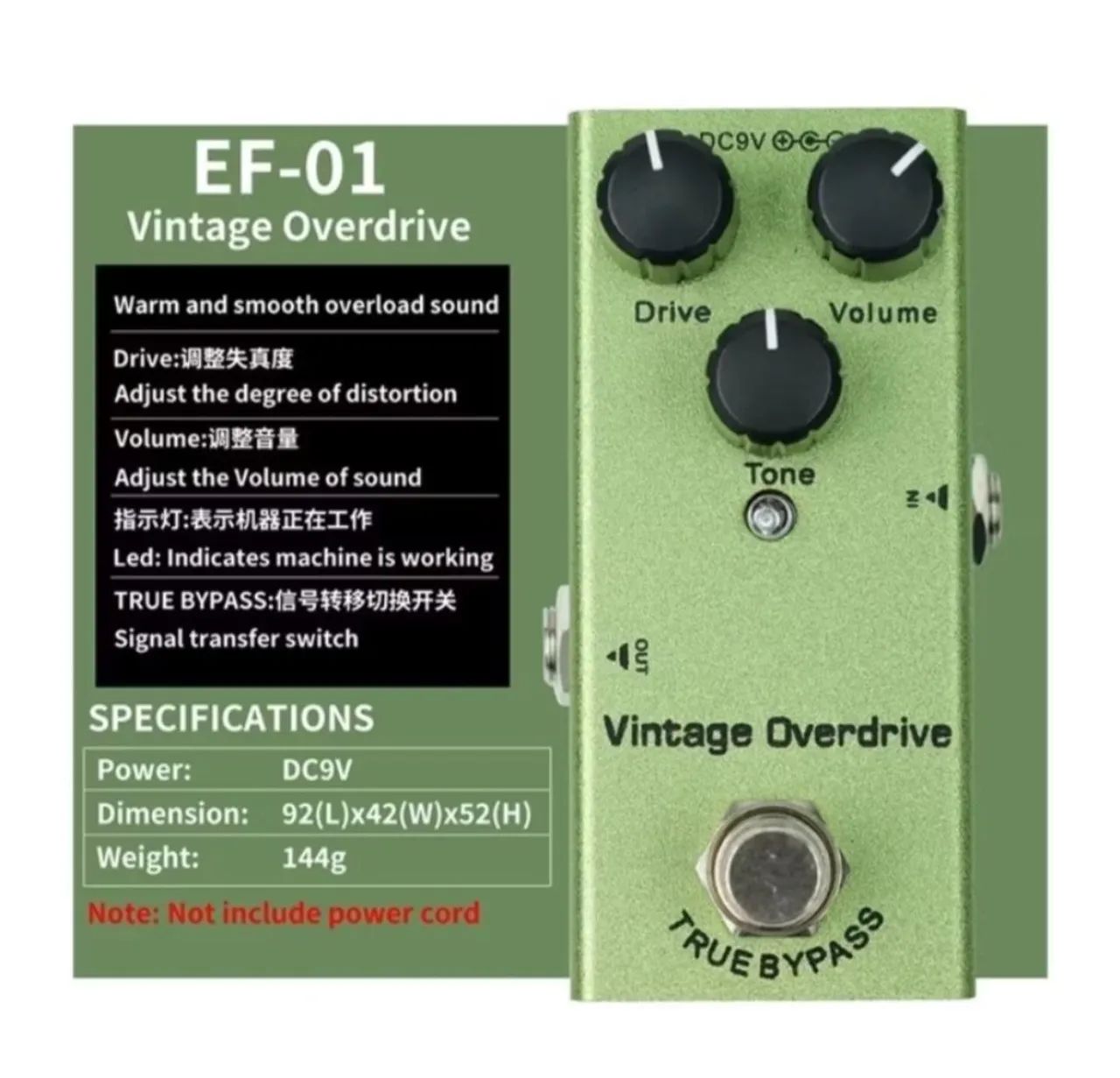 Pedal overdrive 