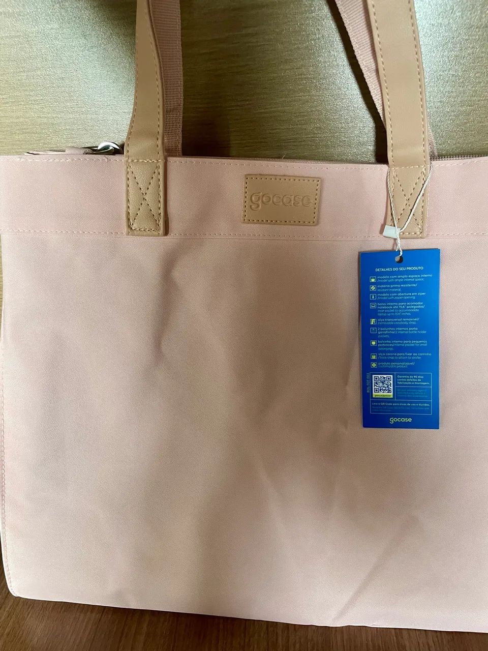 Bolsa Gocase - Tote Daily - Clear Rosa - Foto 3