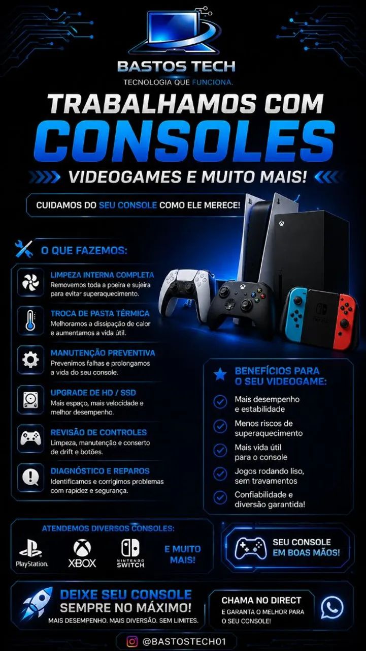 Manutenção preventiva de Computadores e Consoles - Foto 2