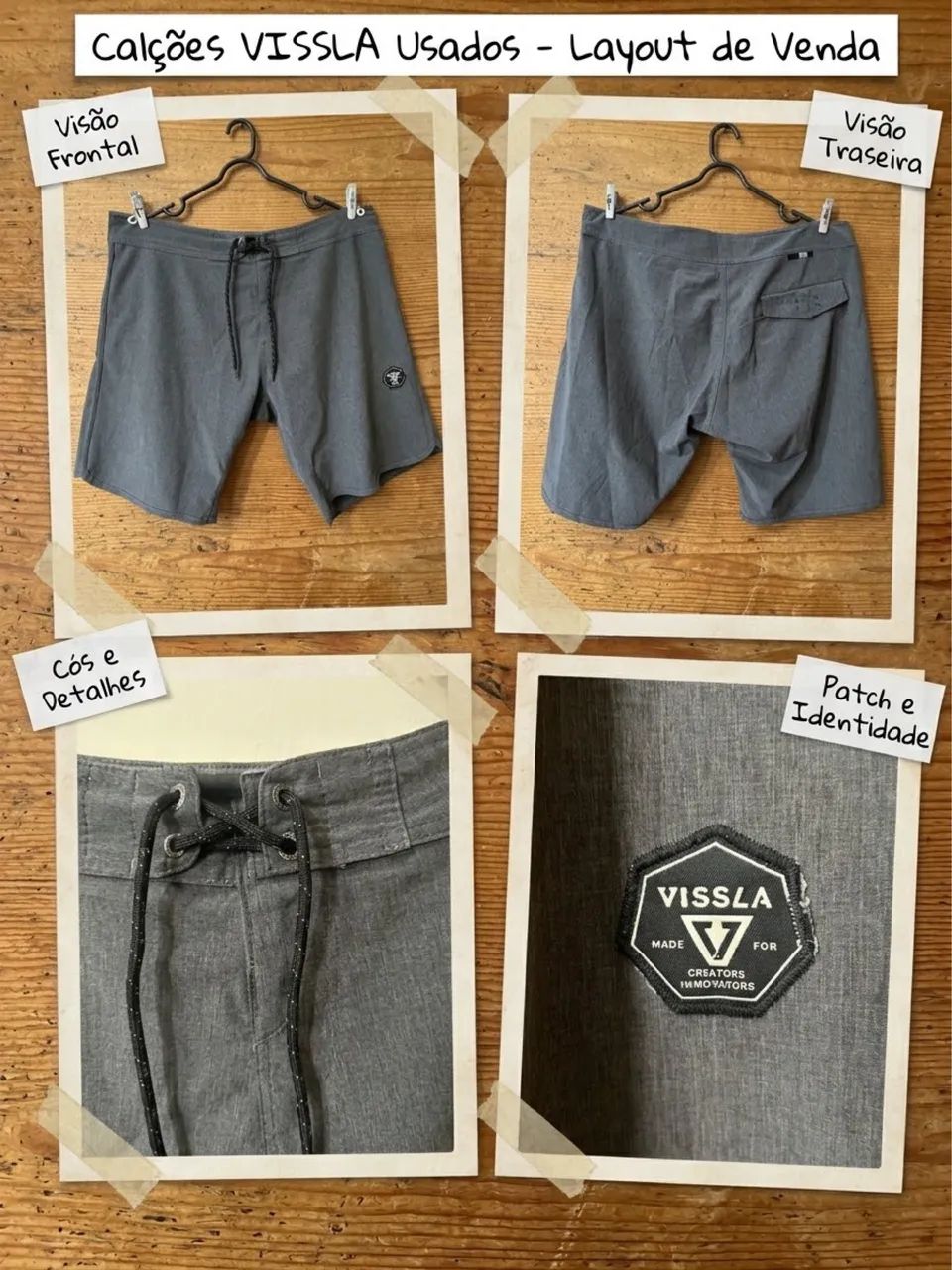 Kit 4 Bermudas Modelo Surf  - Foto 3