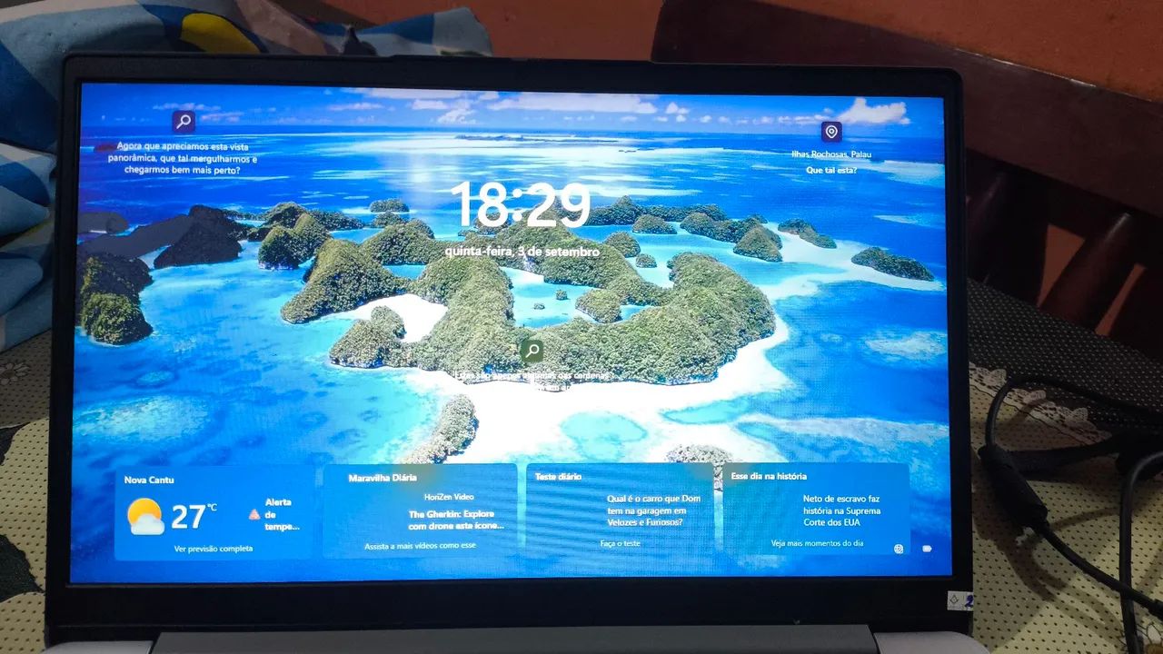Notebook (semi-novo) lenovo ideapad slim funcionando perfeitamente  - Foto 2