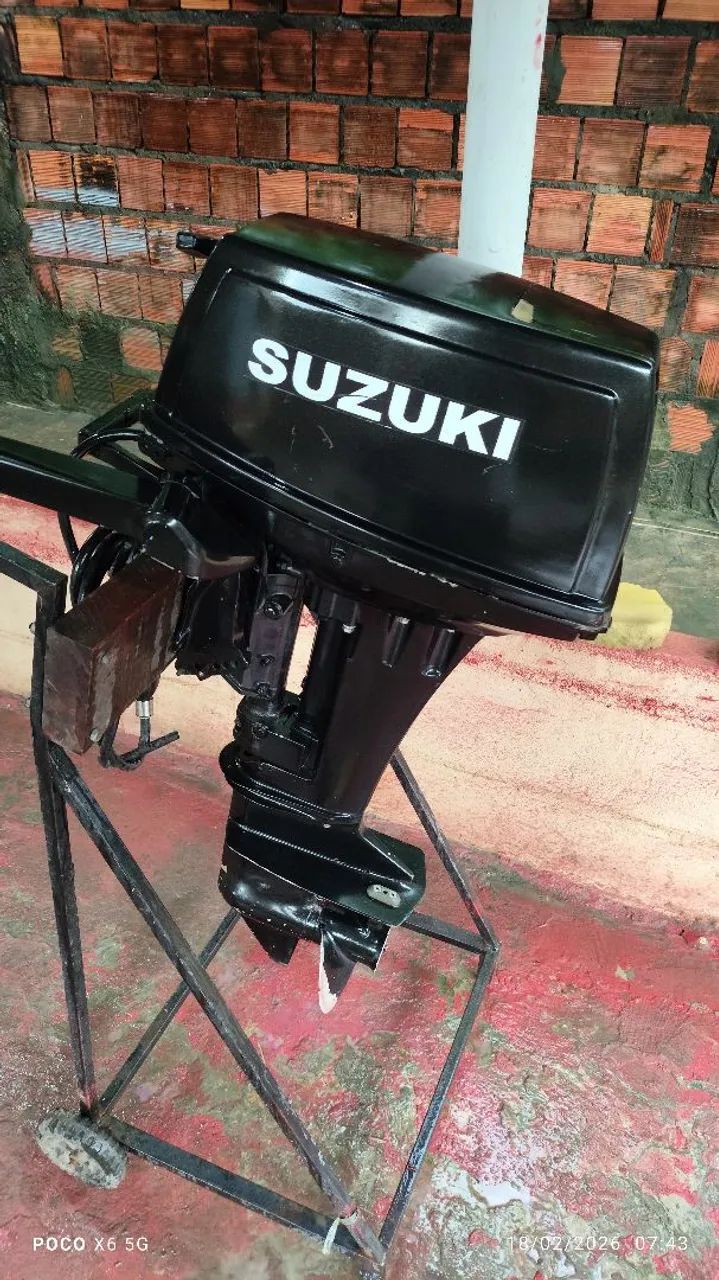 Motor Popa Susuki 15 Hp  - Foto 4