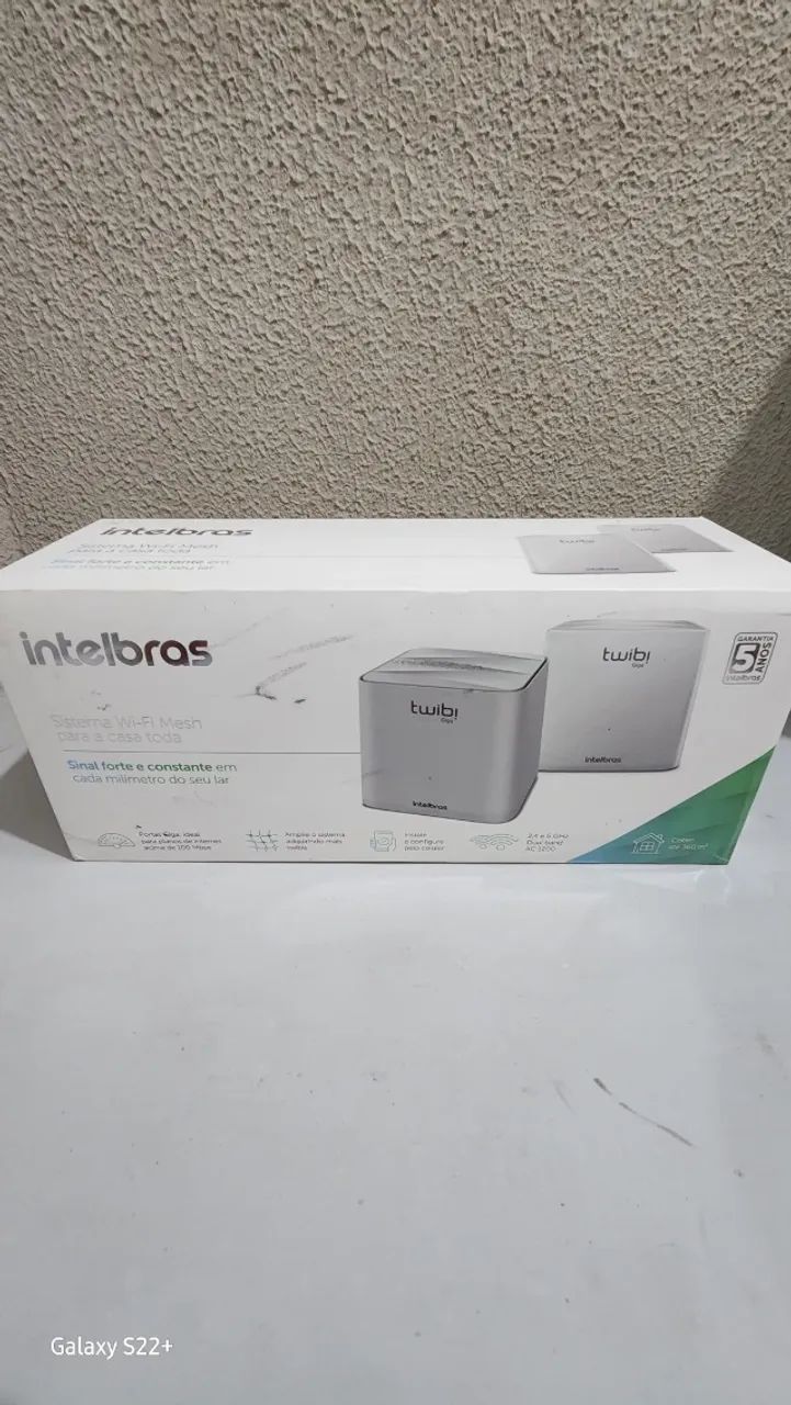 Mesh Intelbras Twibi Giga (Kit 2 Unidades) Portas Gigabit - Foto 2