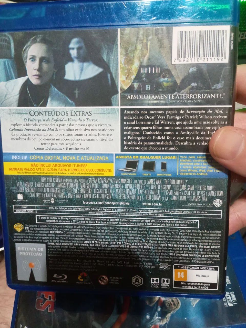 Blu Ray original invocação do mal 2  - Foto 2