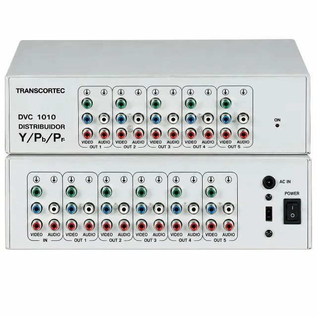 Splitter De Video Componente YPBPR Com Audio 1 X 10 / DVC-1010