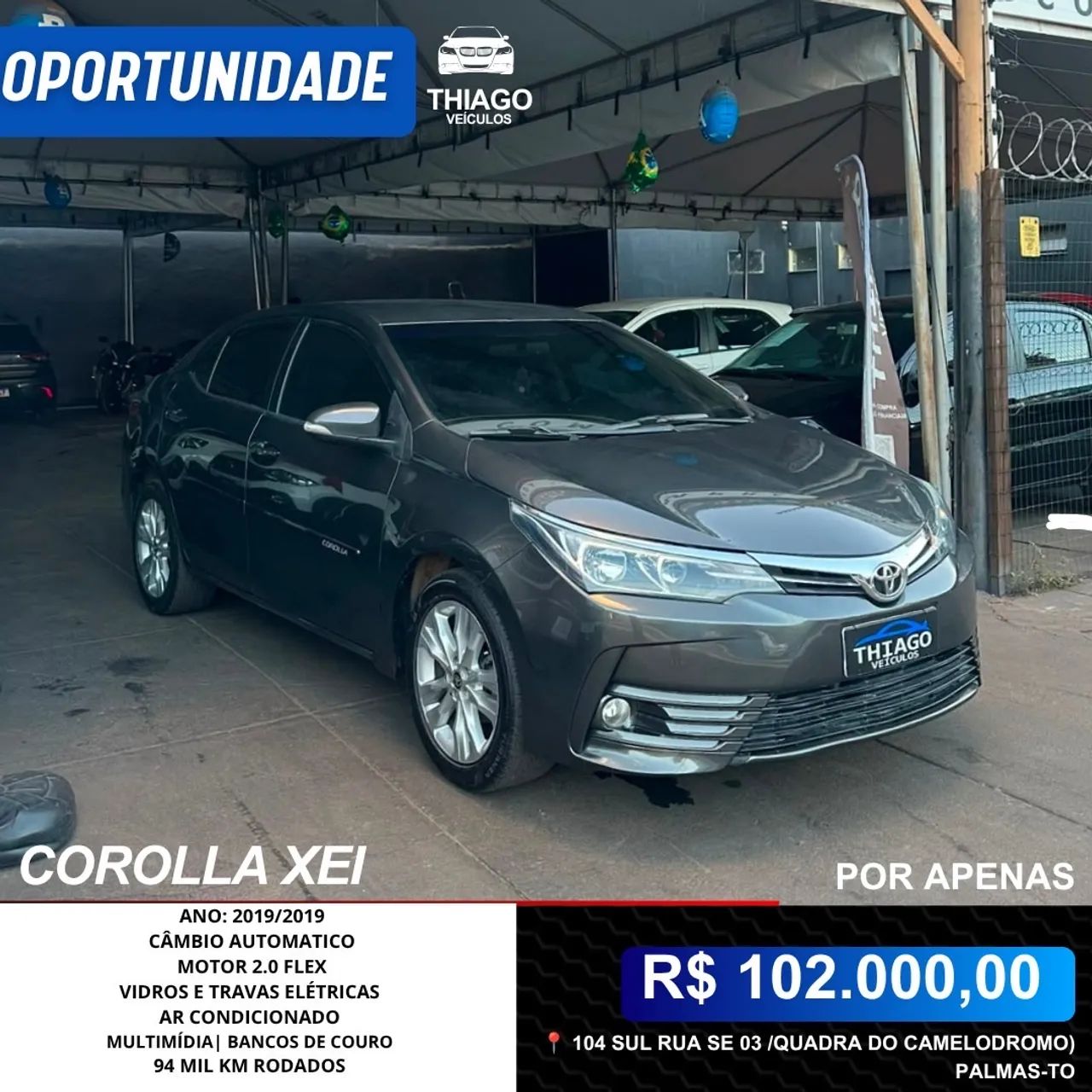 Toyota Corolla XEI 2.0 Flex 16V Aut. 2019