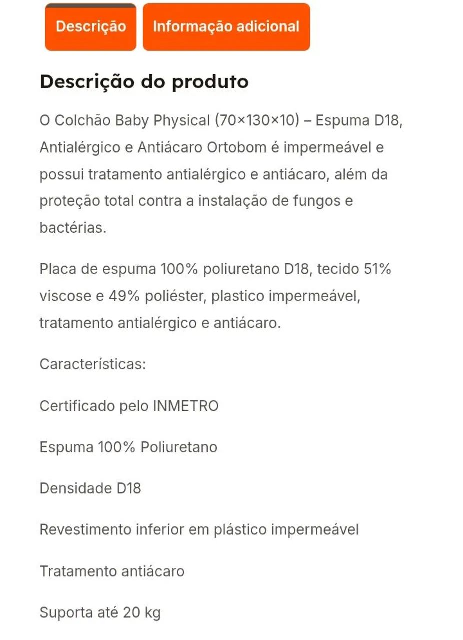 Colchão para Berço ORTOBOM: Últimas Unidades da QUEIMA!!! - Foto 3