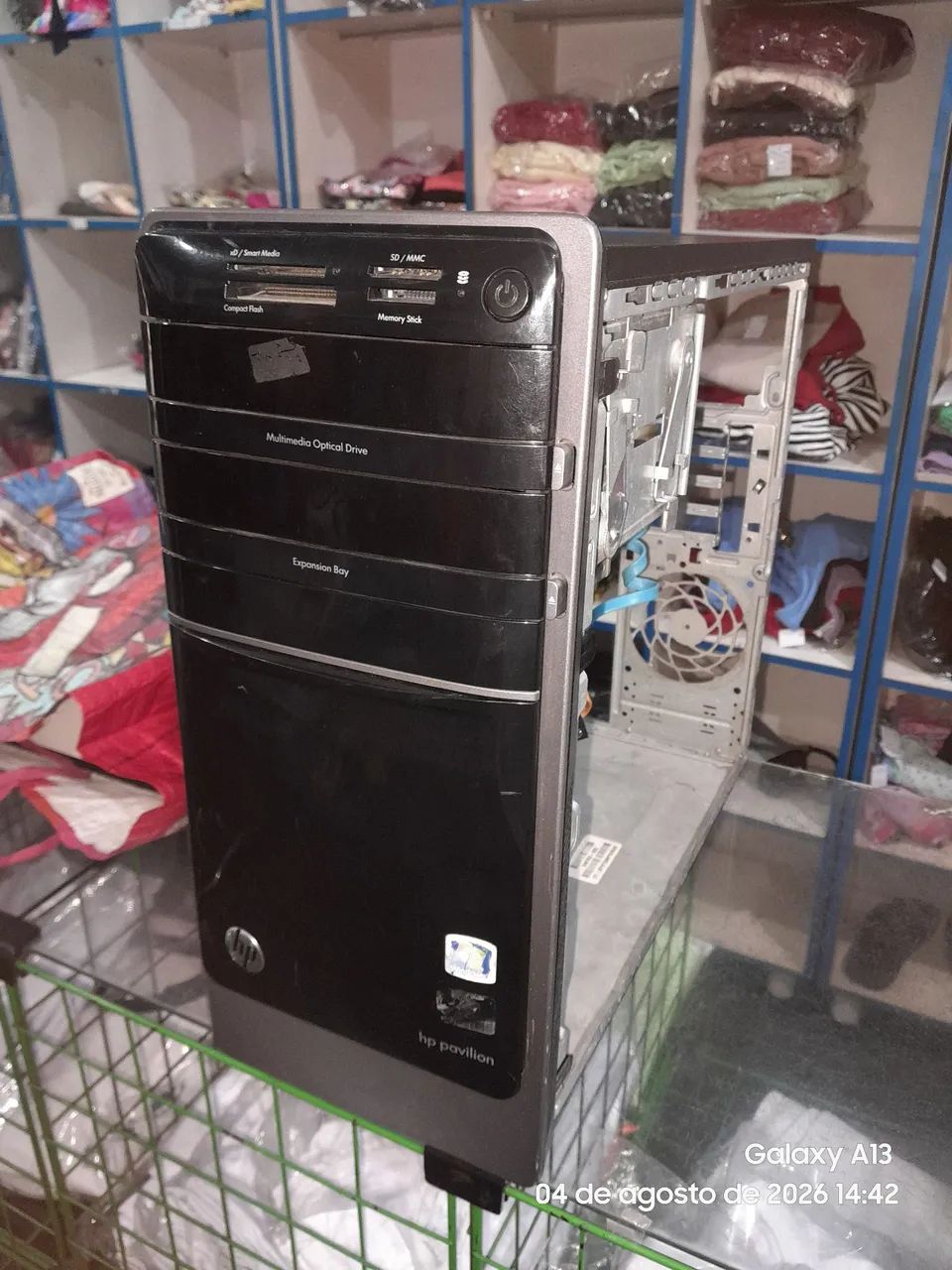 Gabinete hp sem tampa