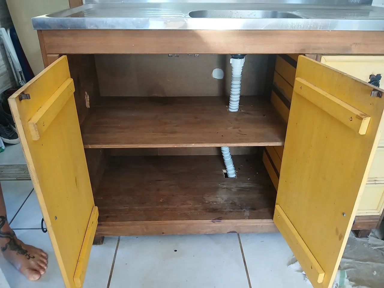 Pia de cozinha completa com Cuba. - Foto 2