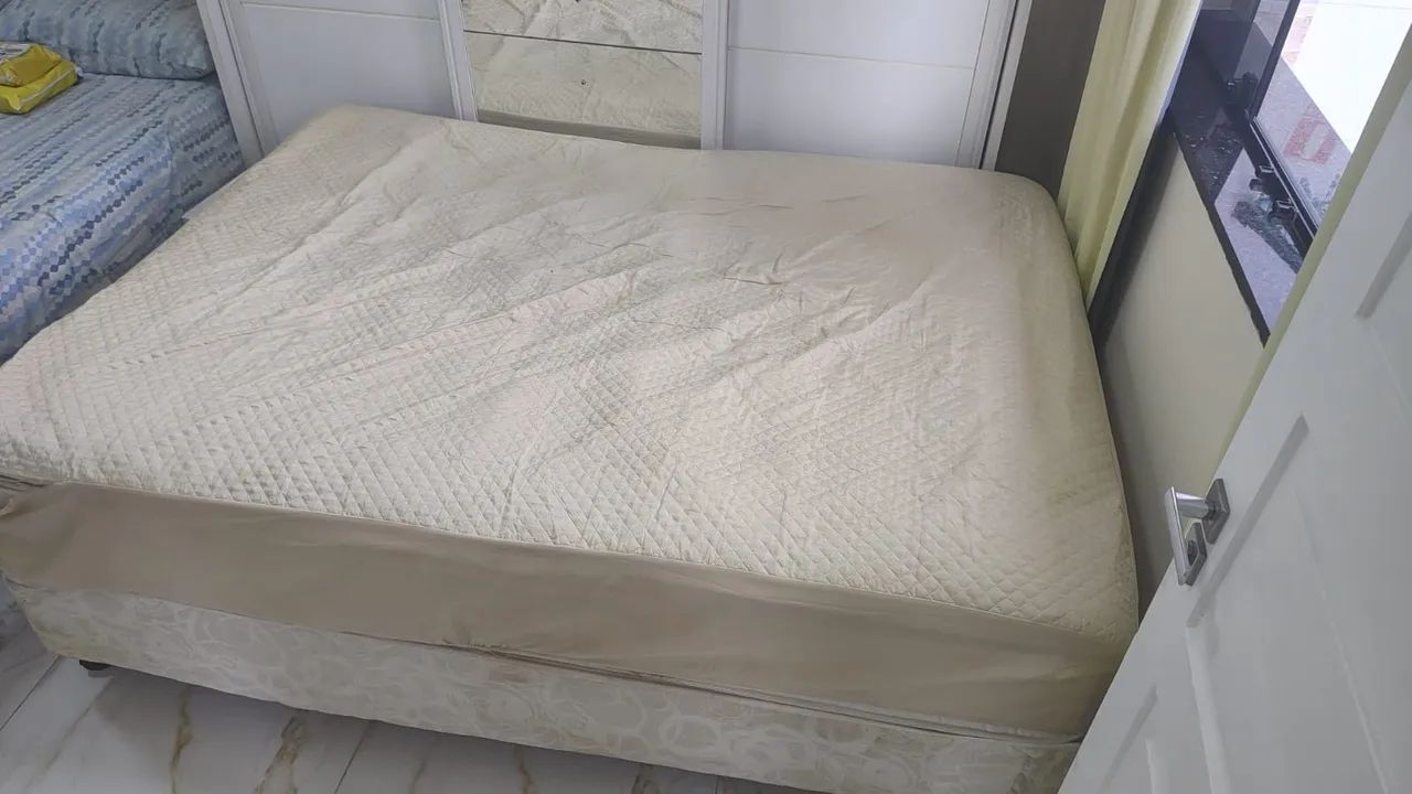 Cama box casal em perfeito estado!! - Foto 2