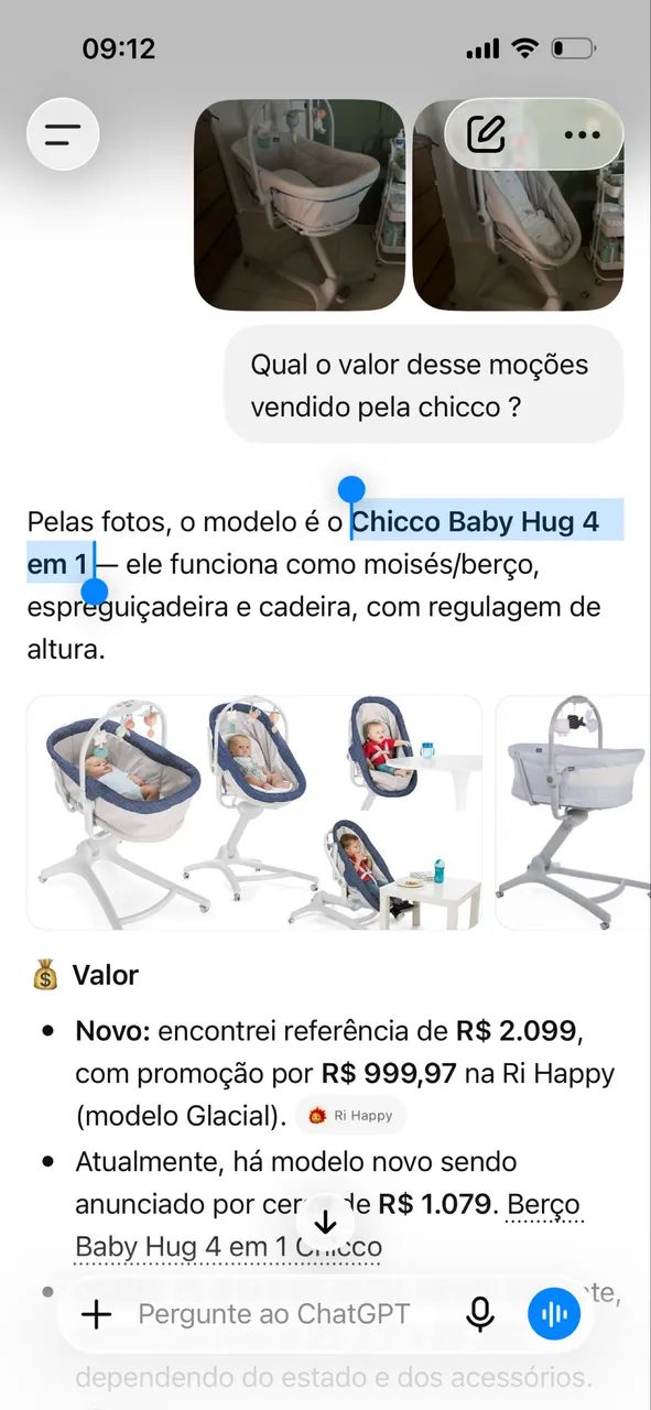 Berço Moisés chicco - Foto 2