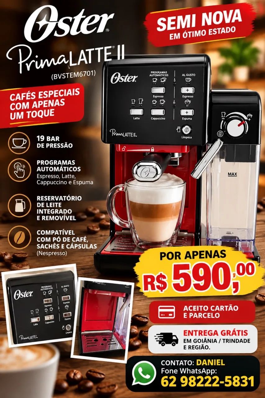 Oster PrimaLatte II semi nova - Foto 4