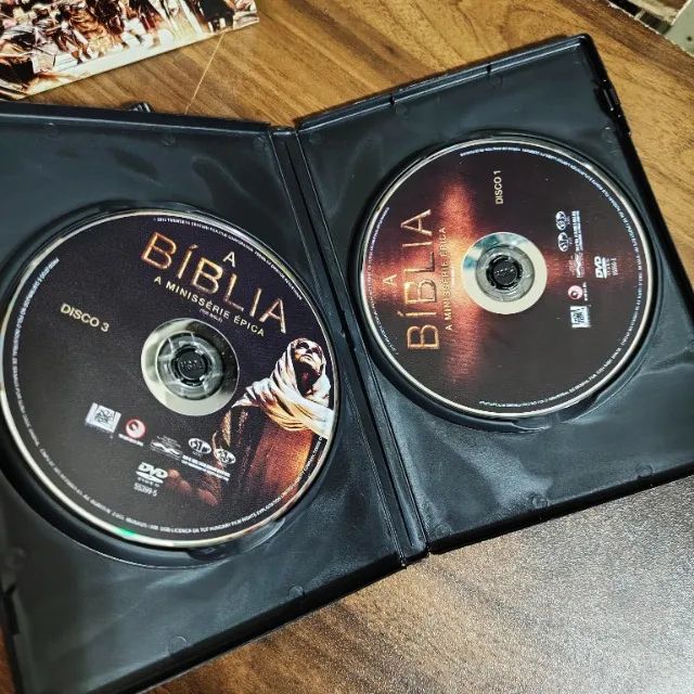 Minissérie A Bíblia (The Bible) - 8 discos - Usado original em