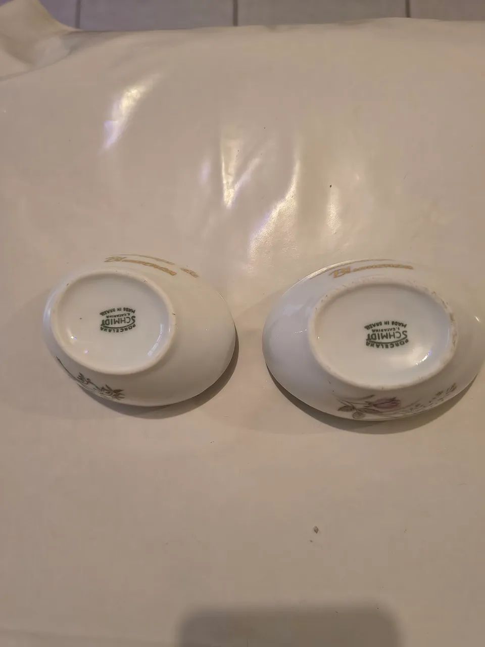 2 cinzeiros de porcelana antigos  - Foto 5