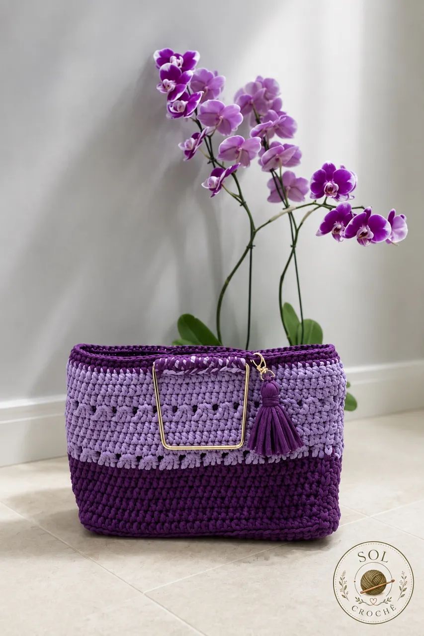 Bolsa de Crochê  - Foto 3