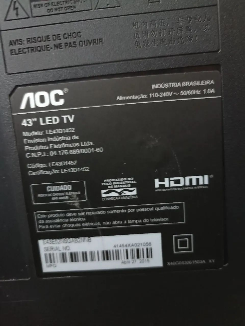 TV AOC 43 Polegadas com Alexa Integrada  - Foto 5
