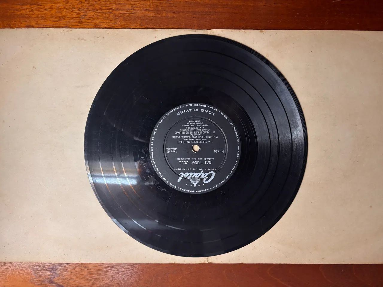 LP Nat King Cole ? cantando para dois apaixonados?