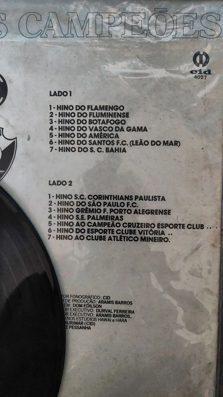 LP RARO - Disco de Vinil: Hino dos Campeões - Foto 2