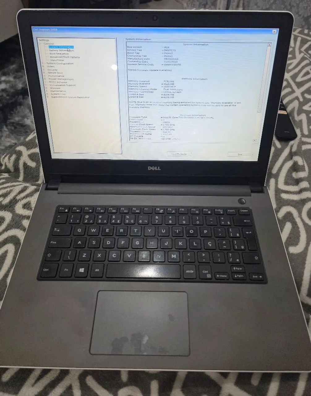 Notebook Dell i3 4ª 8gb SSD 240