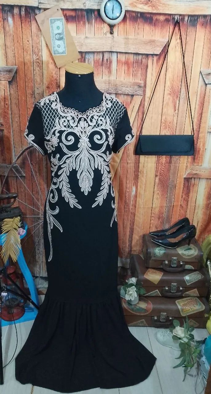 Lindo vestido com elastano GG - Foto 2