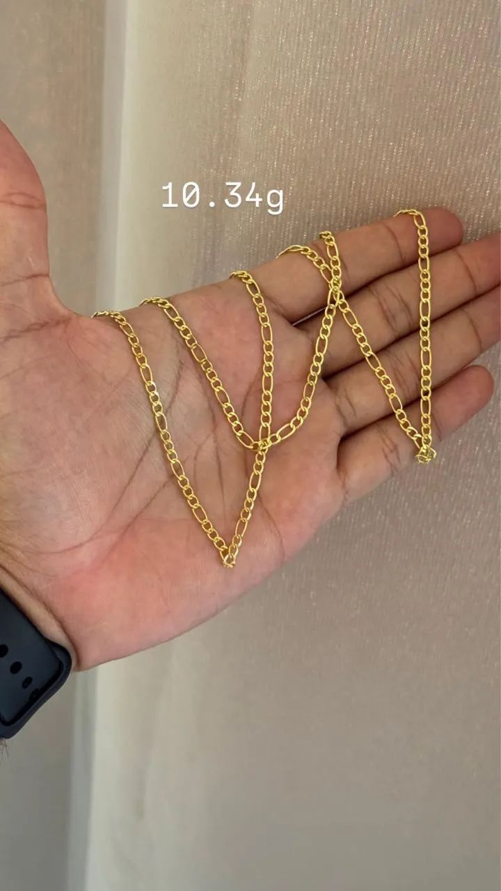 Trabalhamos com joias em ouro 18k pulseira cordão 