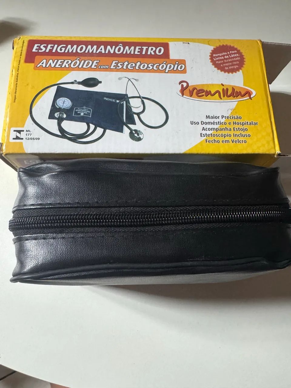 Aparelho De Pressão Manual Esfigmomanômetro + Estetoscópio - Foto 2
