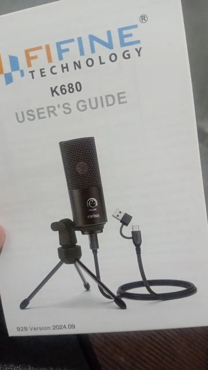 Microfone condensador Fifine k680 - Foto 3