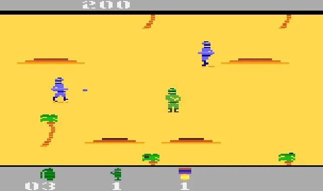 COMMANDO ATARI 2600 JOGO 100% ORIGINAL ACTIVISION AMERICANA NÃO É O COMMAND RAID RARIDADE - Foto 5