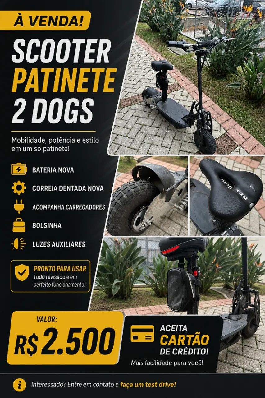 Scooter TwoDogs Perfeito estado 