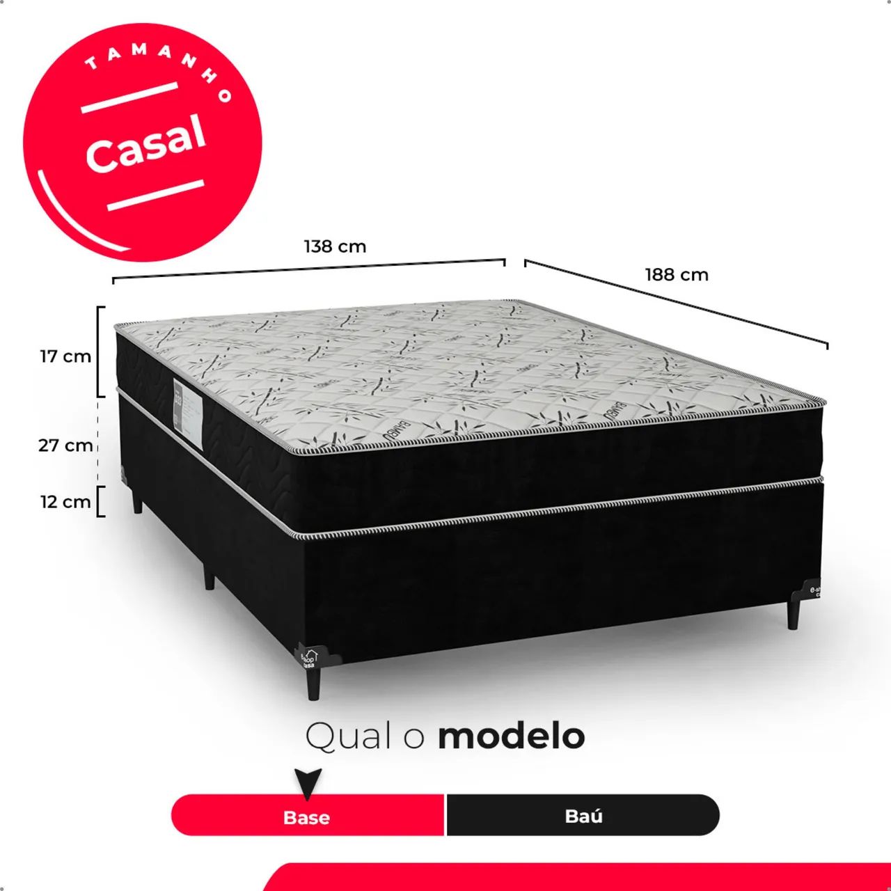 Cama de casal Box 