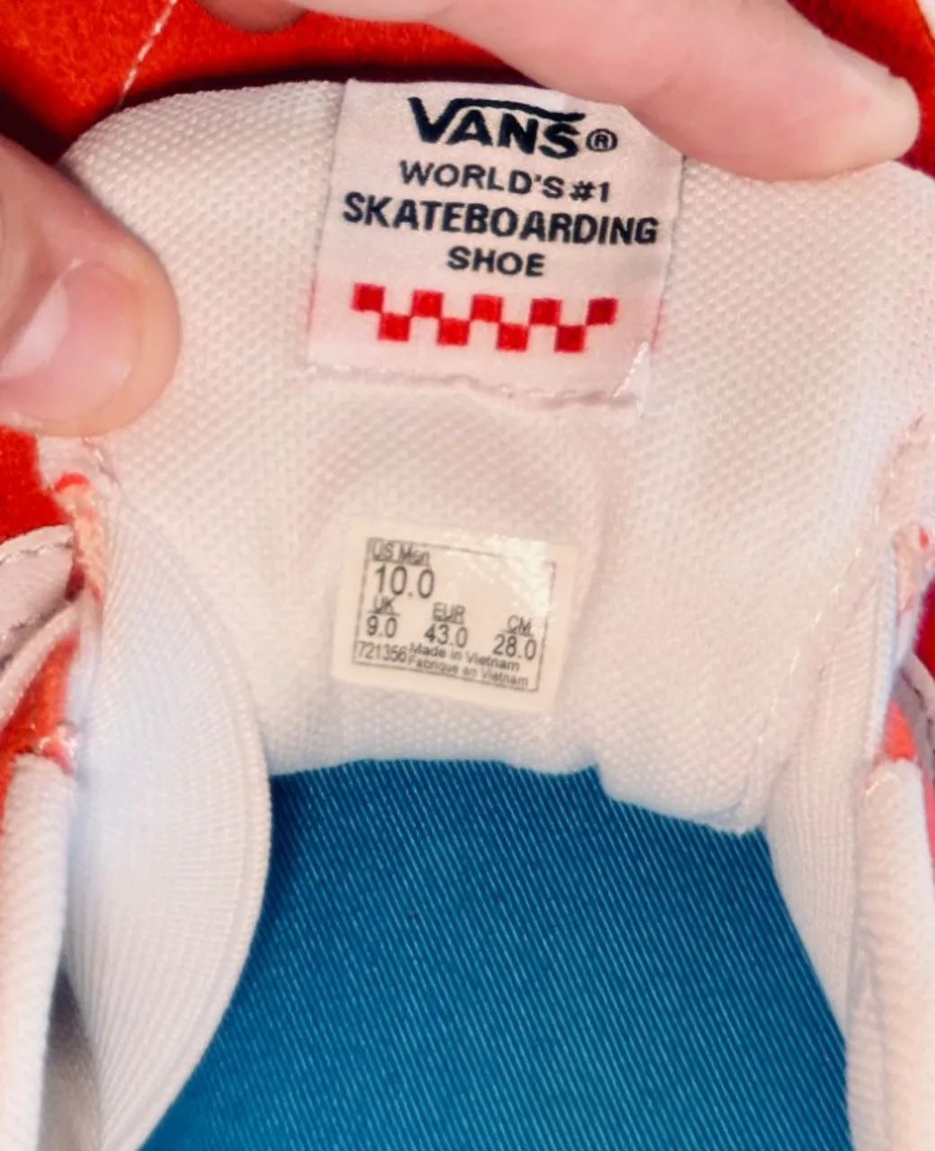 Tenis Vans Skate Kyle Walker Pro Orange Blue Tam 41 - Foto 5