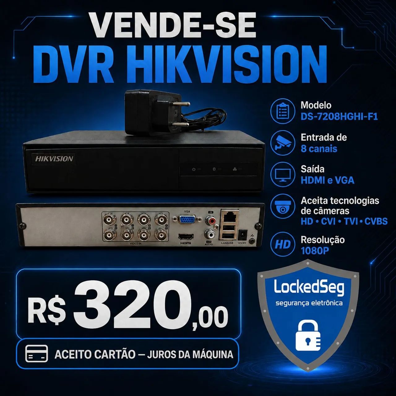 Vende DVR Hikvison 