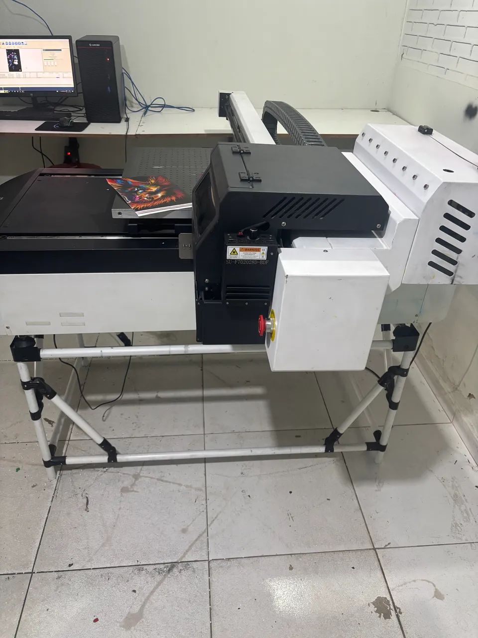 A impressora Flatbed UV 60x90cm - Foto 4
