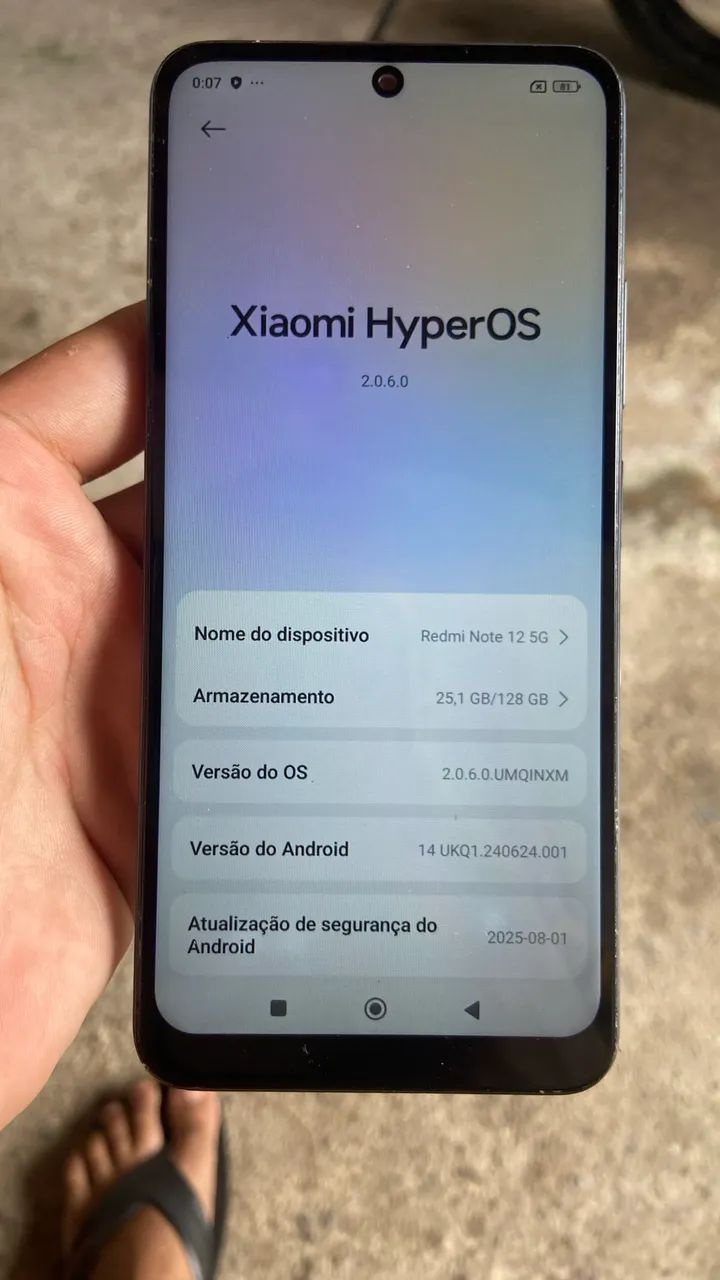 CELULAR REDMI NOTE 12 5G