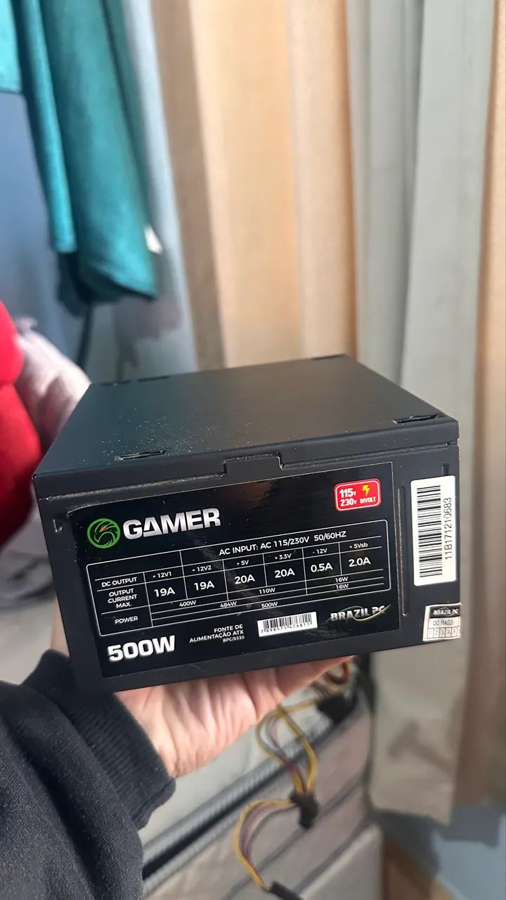 Fonte Para PC 500W Brazil PC (BPC-5330) - Perfeito Estado - Foto 4