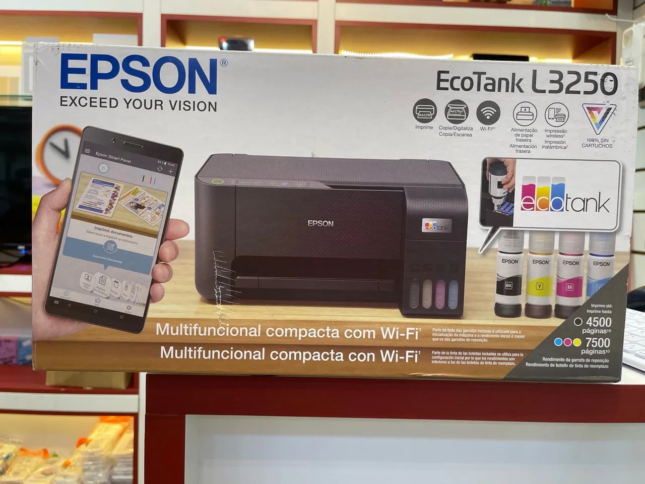 Impressora Epson multifuncional ecotank 