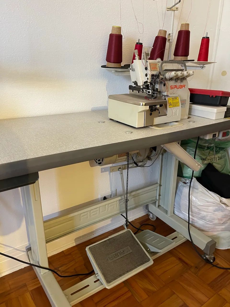 Máquina Overlock Industrial Siruba 657K - Foto 5