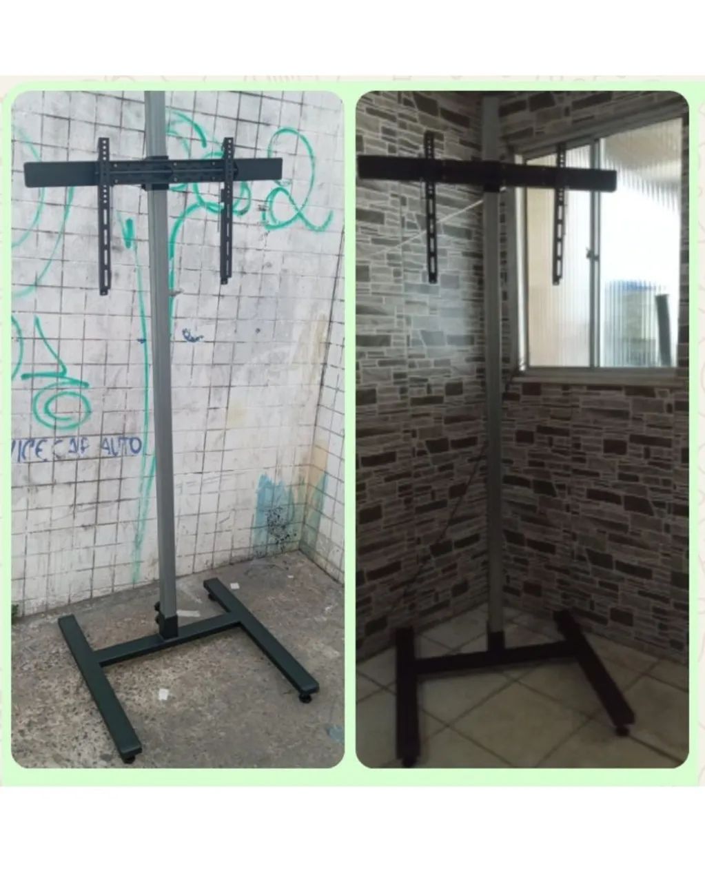 SUPORTE PARA TV MODELO PEDESTAL REGULÁVEL DE 32 A 75 POLEGADAS PARA RESTAURANTE/EVENTOS  - Foto 2