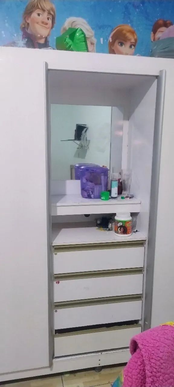 Geladeira, armário,cama, sofá,rack, cadeiras. - Foto 3