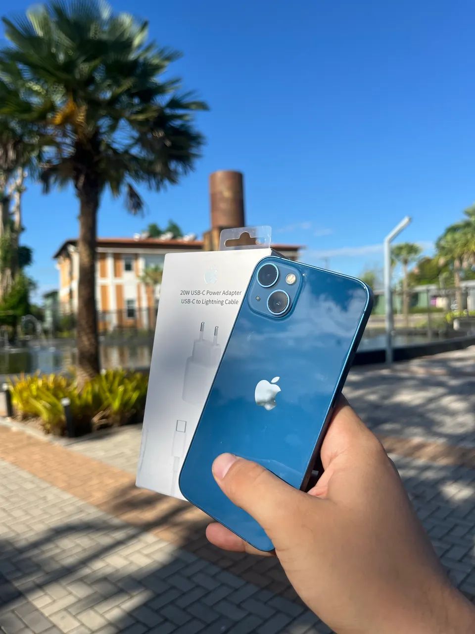 iPhone 13 Azul 128GB - Bem Conservado, Funcionando Perfeito - Foto 3
