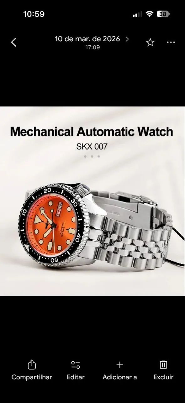 Relógio Tactical Frog SKX 007 automático - Acessórios - Bela Vista
