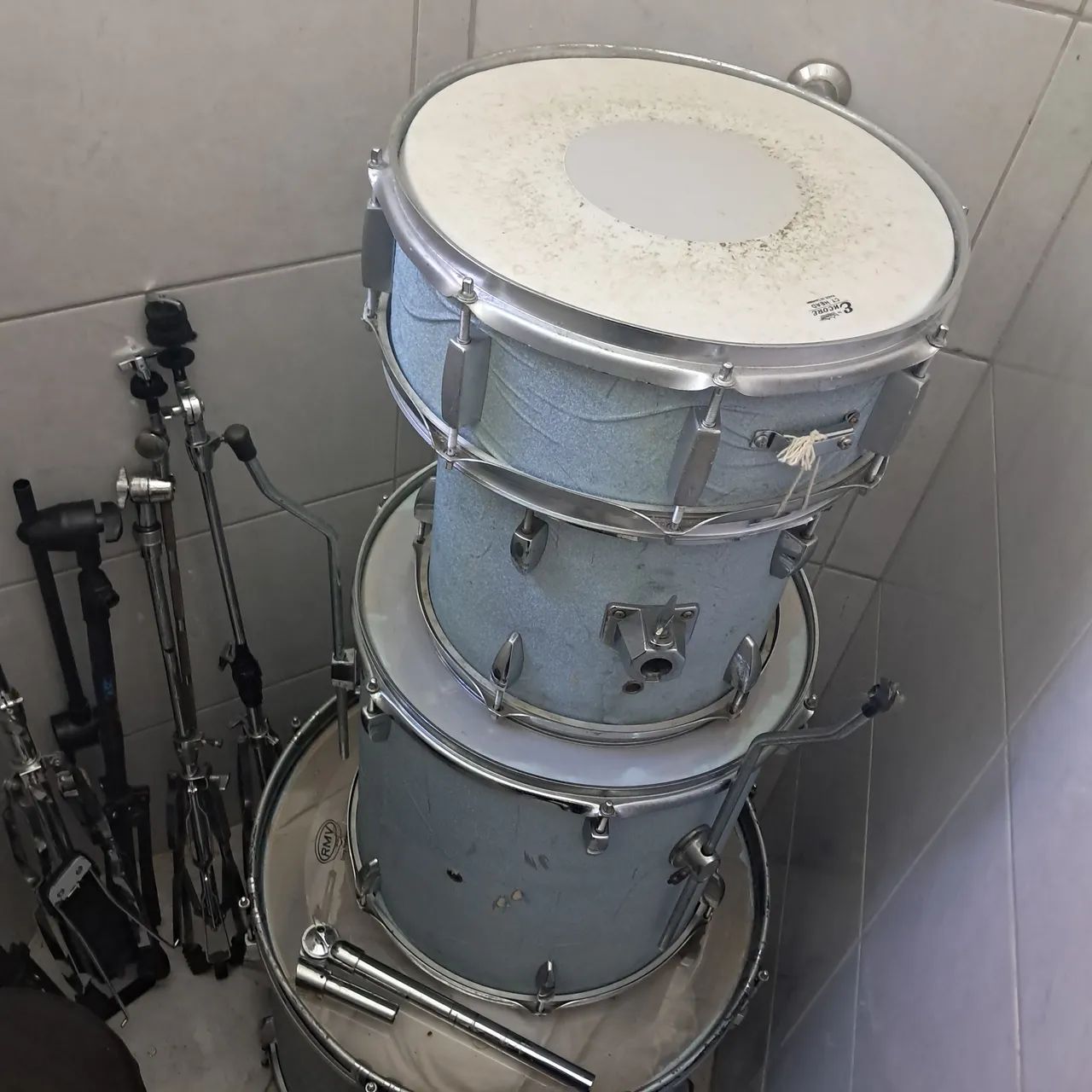 Bateria musical acústica  - Foto 4