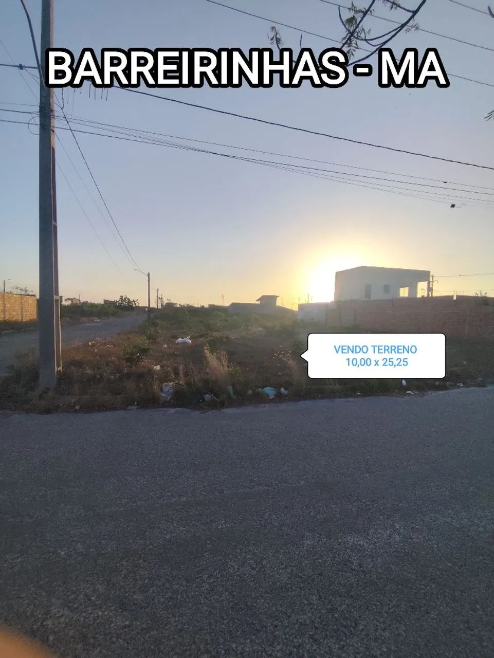 Vendo TERRENO em BARREIRINHAS-MA 