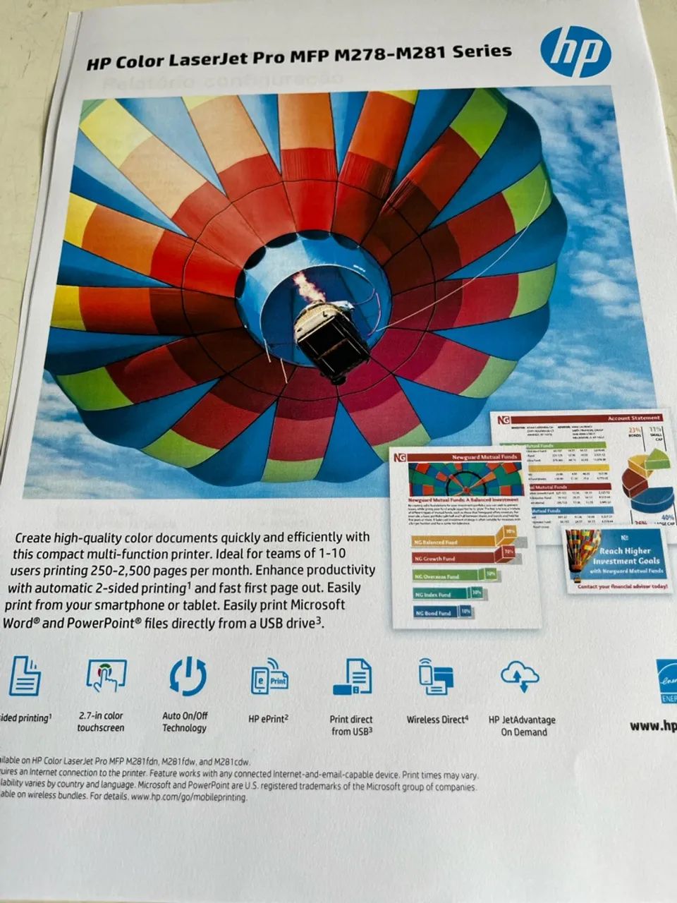 HP color Pro mfp281fdw - Foto 2
