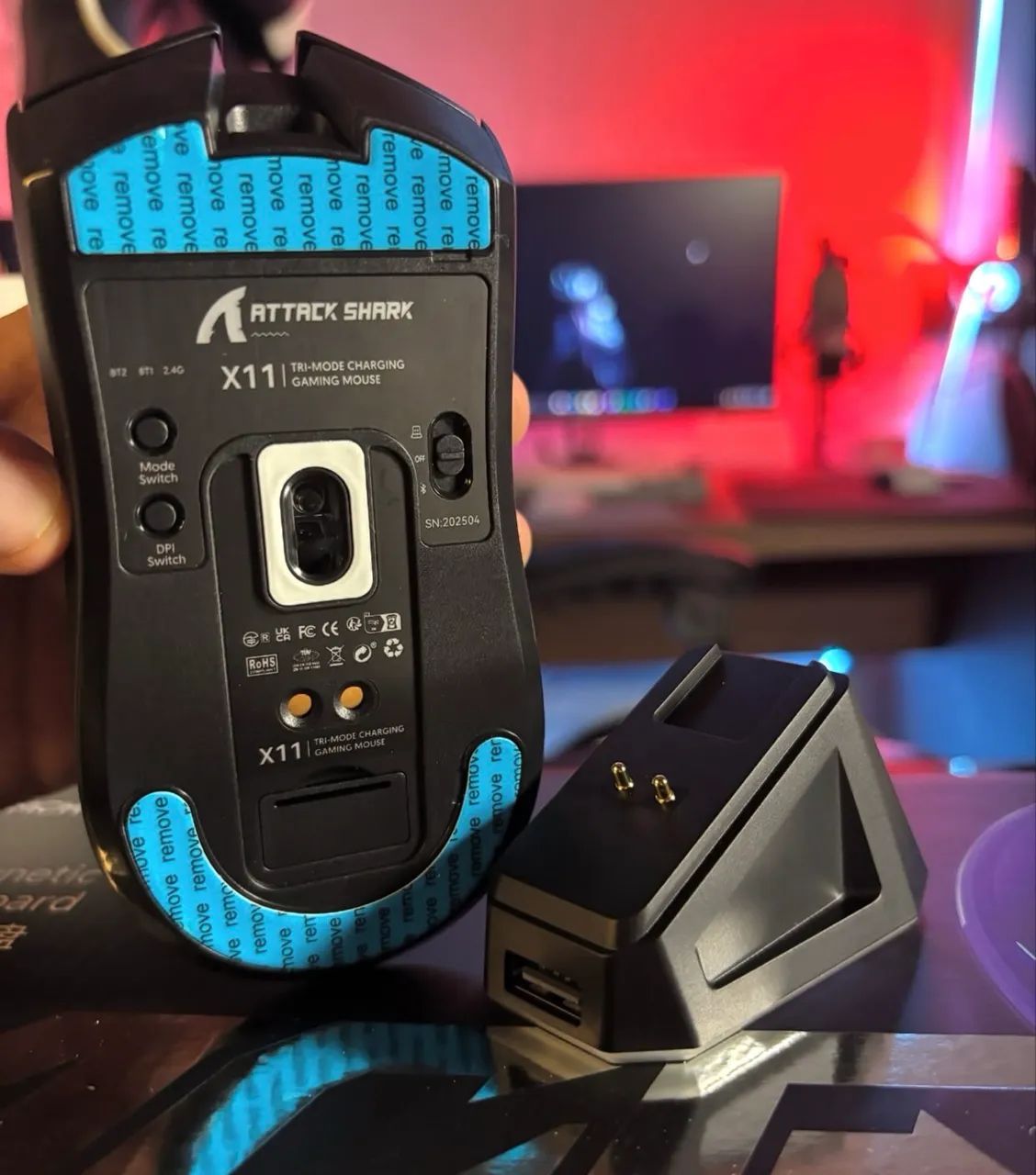 Mouse Attack Shark X11 Novo - Foto 3