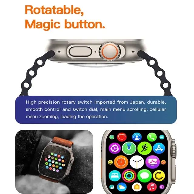 Smartwatch T10 Ultra 2 Relógio Inteligente - Foto 3