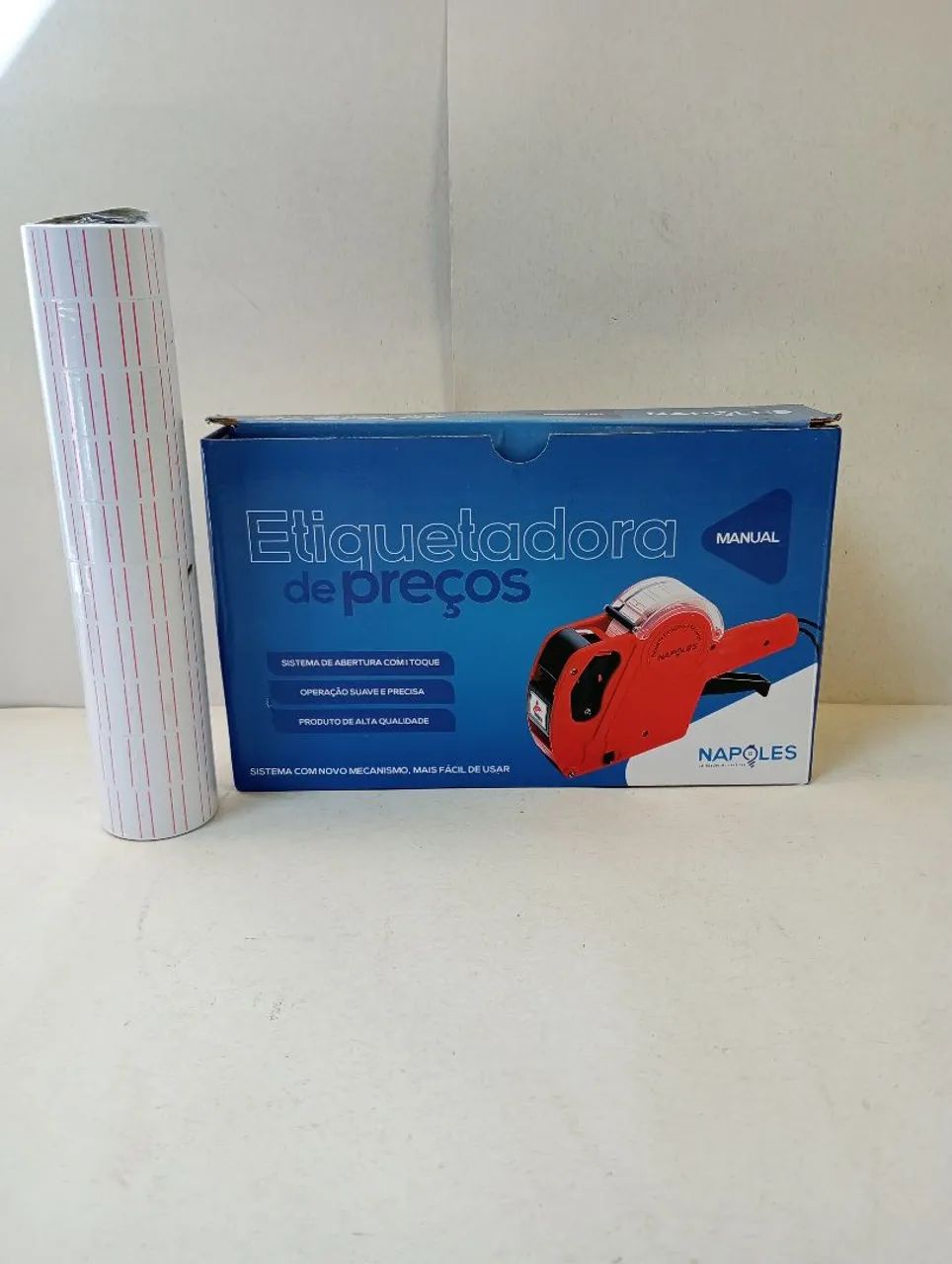 Kit Etiquetadora Manual de Preços Nápoles - Nova na Caixa