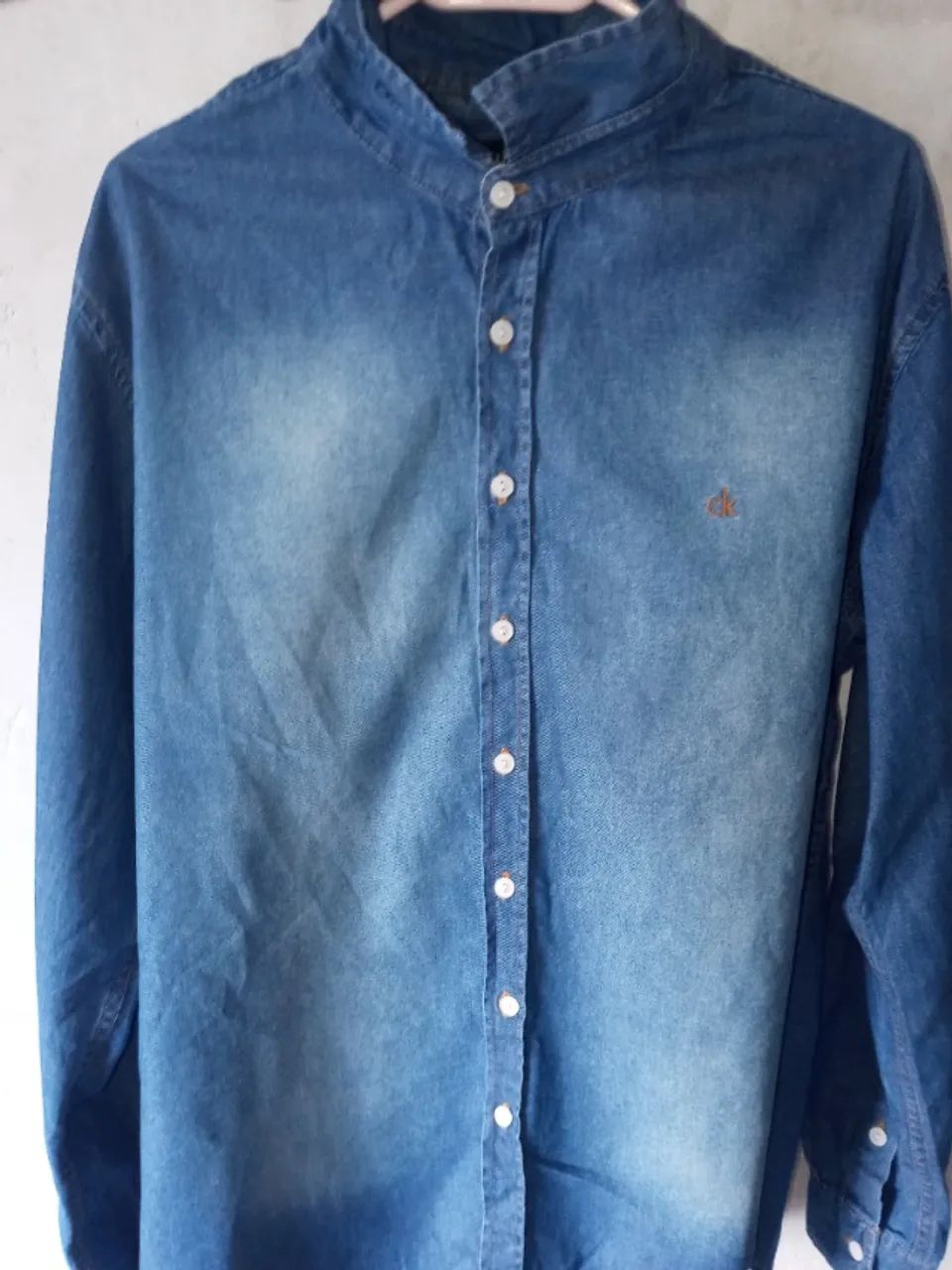 CAMISA SOCIAL JEANS CALVIN KLEIN ORIGINAL - Foto 4